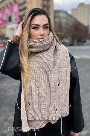 Caskona: Glisten Шарф беж SG 48011 - фото 2
