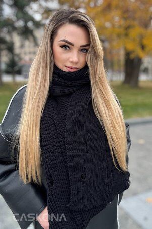 Caskona: Glisten Шарф черный SG 48001 - фото 2