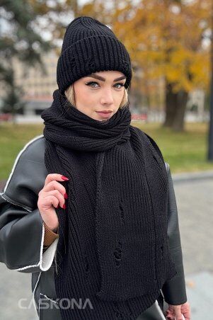 Caskona: Glisten Шарф черный SG 48001 - фото 3
