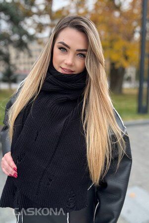 Caskona: Glisten Шарф черный SG 48001 - фото 5