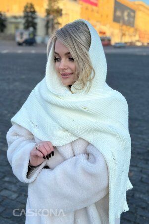 Caskona: Glisten Шарф айвори SG 48010 - фото 2