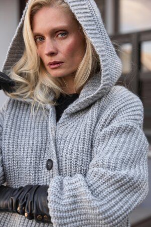 TrikoBakh: Пальто з капюшоном 2917 - фото 17