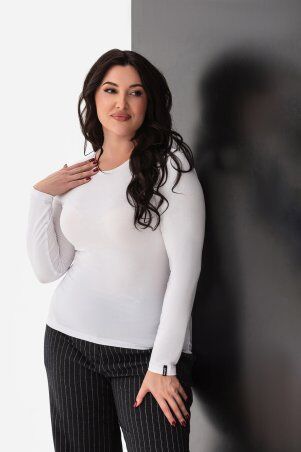 Garne: Білий лонгслів TUDAL 1 3043360 - фото 2