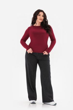 Garne: Лонгслів TUDAL 1 бордового кольору 3043359 - фото 2