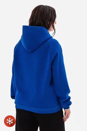 Garne: Утеплене худі ONE синього кольору 3043354 - фото 4