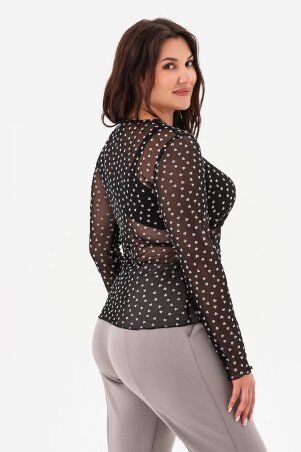 Garne: Лонгслів HEART Чорно-білий 3043340 - фото 2