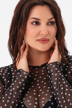 Garne: Лонгслів HEART Чорно-білий 3043340 - фото 5