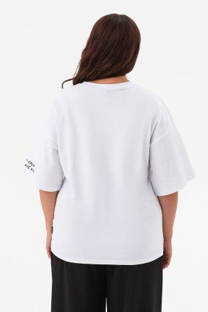 Garne: Жіноча футболка білого кольору "I love KYIV" 9001594 - фото 2