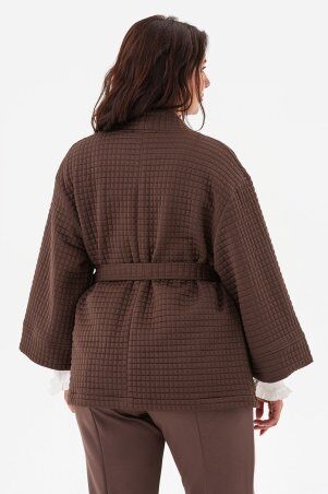 Garne: Кардиган SQUARE коричневий 3043314 - фото 2