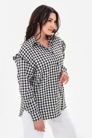 Garne: Сорочка ALLA Чорно-білий 3043189 - фото 2