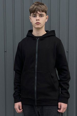 Garne: Чоловіча кофта-зіппер NAELL чорного кольору 9001518 - фото 5