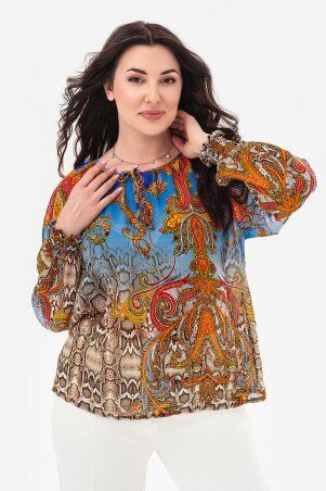 Garne: Блуза WIND Синій 3043072 - фото 3