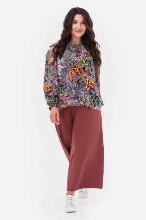 Garne: Блуза WIND Коричневий 3043070 - фото 6