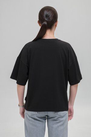 Garne: Футболка LANI чорного кольору 3043050 - фото 7