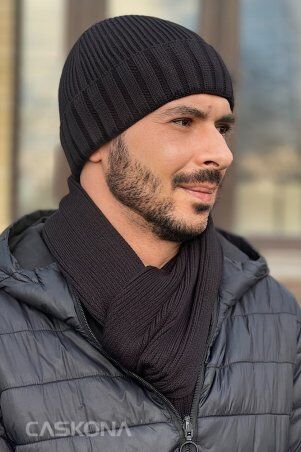 Caskona: Duke Б/Ф Шапка черный CS 189101 - фото 2