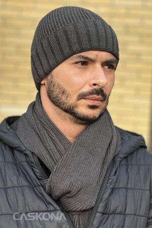 Caskona: Duke Б/Ф Шапка темно-серый CS 189105 - фото 2