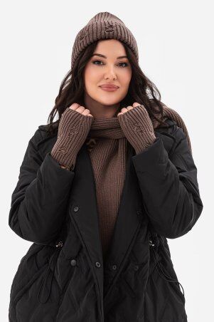 Garne: Куртка EMBER чорного кольору 3043375 - фото 4