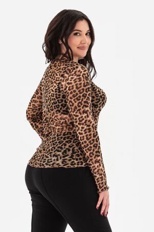 Garne: Леопардовий лонгслів HEART 3043374 - фото 4
