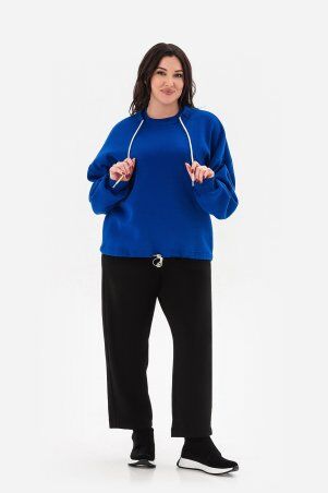 Garne: Утеплений світшот OVER кольору електрик 3043371 - фото 2