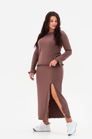 Garne: Спідниця RUFFLE коричневий 3043321 - фото 4