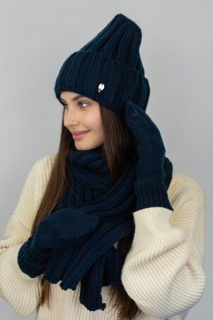 Braxton: Комплект шапка + шарф + рукавички женский 5309 - фото 2