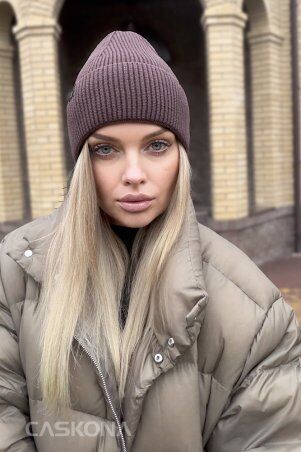Caskona: Glow Шапка коричневый-2 SG 43501-3 - фото 2