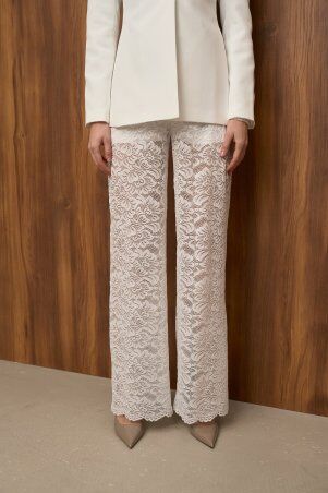 SL-ARTMON: Гіпюрові білі штани ARTMON 274.2 - фото 4