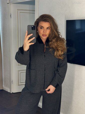 PEONY: Костюм Спорт Шик №26-1 Цвета Графит 0201261 - фото 2