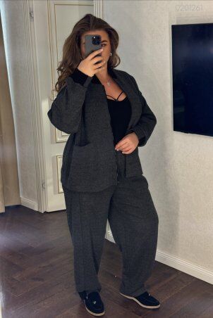 PEONY: Костюм Спорт Шик №26-1 Цвета Графит 0201261 - фото 3