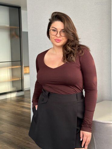 PEONY: Tоп Лонг №4 Цвета Бургунді 0511253 - фото 2