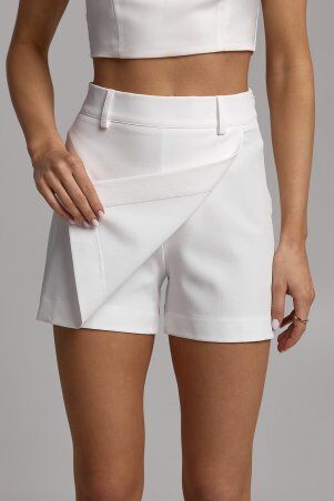 SL-ARTMON: Молочна спідниця шорти ARTMON з костюмної тканини 273.2 - фото 5