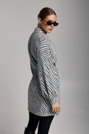 SL-ARTMON: Сірий кардиган ARTMON із трикотажу з ворсом 579.1 - фото 4