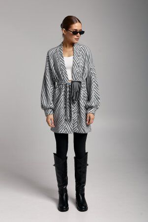 SL-ARTMON: Сірий кардиган ARTMON із трикотажу з ворсом 579.1 - фото 5