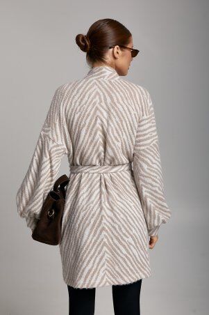 SL-ARTMON: Бежевий кардиган ARTMON із трикотажу з ворсом 579.2 - фото 5