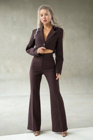 Tales: Брюки клеш Simona br9104-043 - фото 2