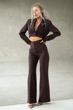 Tales: Брюки клеш Simona br9104-043 - фото 5