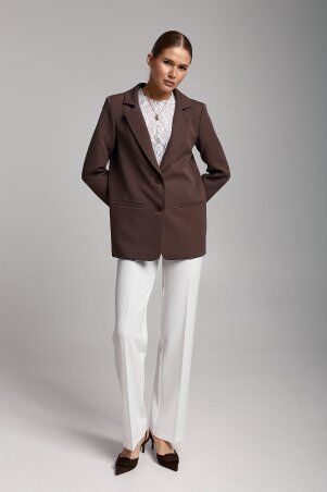 SL-ARTMON: Класичний піджак шоколадного кольору 581.3 - фото 3