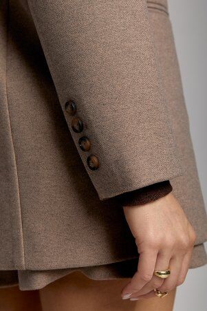 SL-ARTMON: Жіночий вільний піджак кольору капучино 576.2 - фото 3