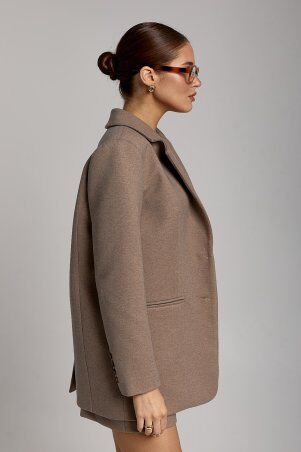 SL-ARTMON: Жіночий вільний піджак кольору капучино 576.2 - фото 5