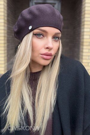 Caskona: SUNFLOWER БЕРЕТ темное вино SG 12871 - фото 2