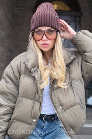 Caskona: JANE FLIP UNI ШАПКА коричневый SG 27139 - фото 2