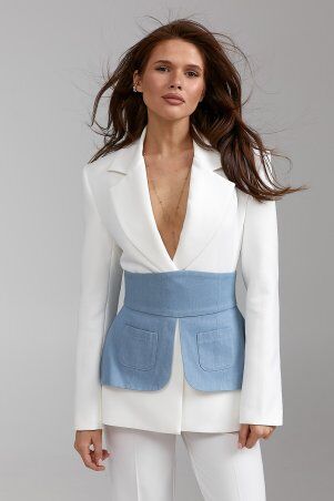 SL-ARTMON: Джинсова баска з кишенями 577.2 - фото 2