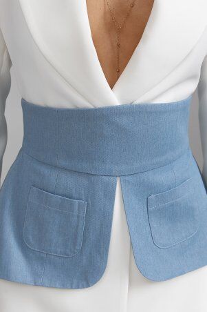 SL-ARTMON: Джинсова баска з кишенями 577.2 - фото 4