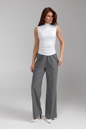 SL-ARTMON: Біла майка із ефектом драпування 583.2 - &bullet;фото&bullet; 3