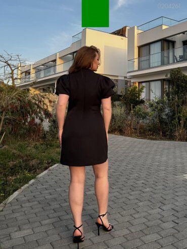 PEONY: Чёрное Платье Марсиана А-Силуэта 0204261 - фото 6