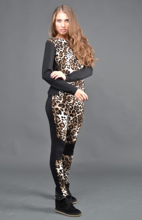 TessDress: Женский леопардовый костюм "Барс" 4024 - фото 1