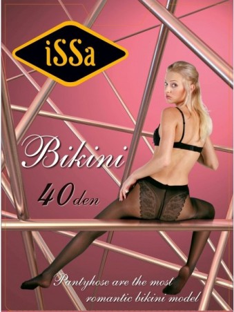 ISSA PLUS: Колготки Bikini 40_черный - фото 1