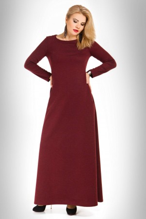 Tamara Style: Платье Платье бордо - фото 2