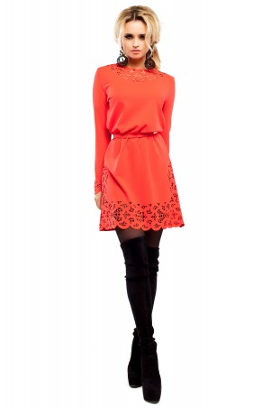 Jadone Fashion: Платье Фарина красный - фото 1