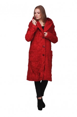 Lilo: Красное пальто с капюшоном 01757 - фото 1